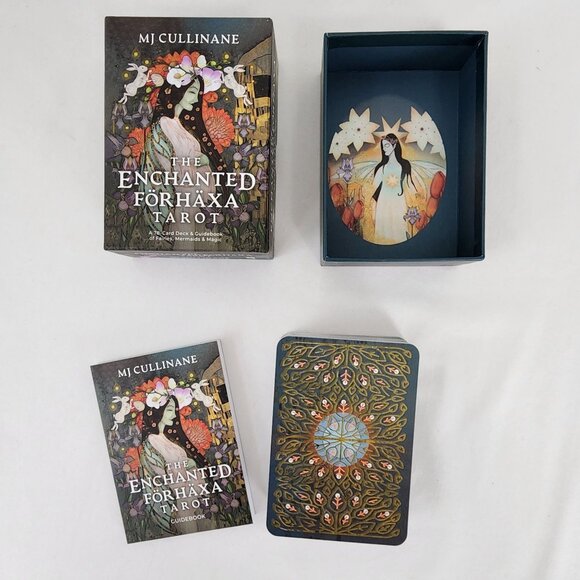 The Enchanted Forhaxa Tarot Cards by MJ Cullinane Deck Guidebook Nordic Folklore - Picture 7 of 11